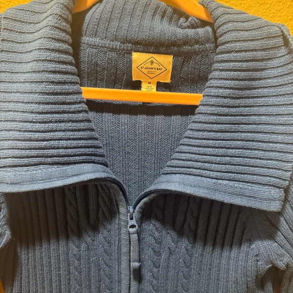 St. John’s Bay side M Roy Blue Hoodie Sweater - Picture 5 of 5